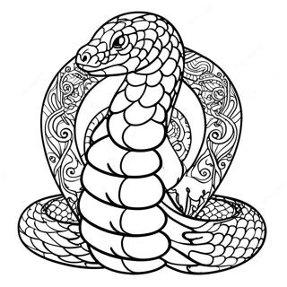 Page A Colorier De Lembleme Du Serpent Slytherin 41740-34652