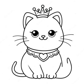 Page A Colorier De La Princesse Chat 41749-34630