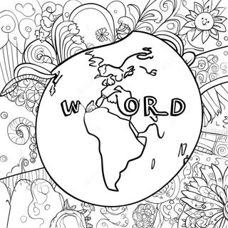 Page A Colorier Du Monde Des Mots 41759-34642