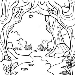 Page A Colorier De Foret Enchantee 41889-34751