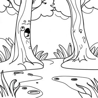 Page A Colorier De Foret Enchantee 41889-34752