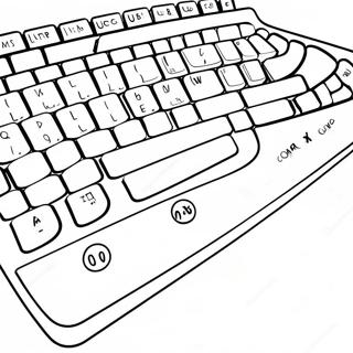 Page A Colorier Du Clavier Dordinateur Colore 41910-34772