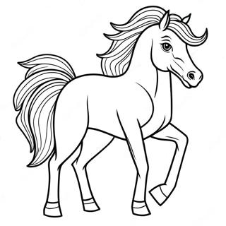 Page A Colorier Du Cheval Mustang 41919-34776