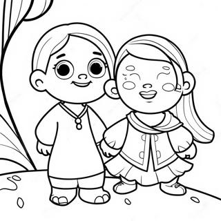 Page A Colorier Maya Et Miguel 42009-34846