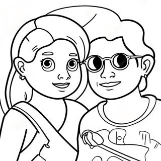 Page A Colorier Maya Et Miguel 42009-34848