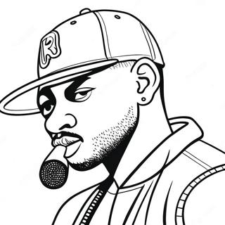 Page A Colorier Rapper 4200-3387