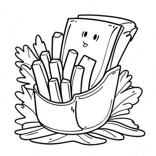 Page A Colorier Frites Au Fromage 42101-34912