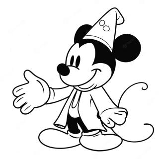 Page A Colorier Mickey Sorcier 42140-34938