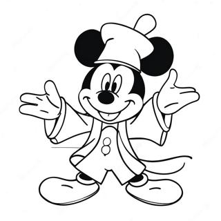 Page A Colorier Mickey Sorcier 42140-34939