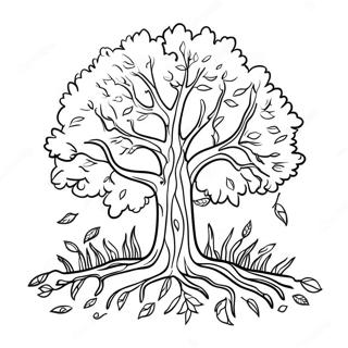 Page A Colorier Arbre Dautomne 42150-34948