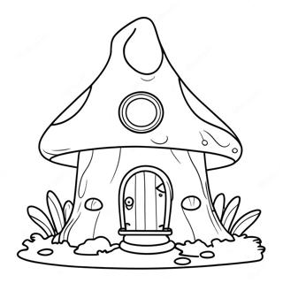 Page A Colorier Maison De Gnome Fantaisiste 42221-35011