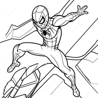 Page A Colorier Spiderman 2099 4230-3412