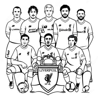 Page A Colorier Des Joueurs Du Liverpool Football Club 42371-35317