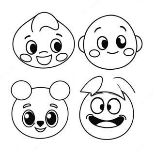 Émoji Disney Pages À Colorier