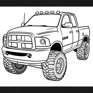 Page A Colorier Dun Camion Dodge Sureleve 42390-35142