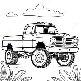 Page A Colorier Dun Camion Dodge Sureleve 42390-35144