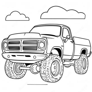 Page A Colorier Dun Camion Dodge Sureleve 42390-35327