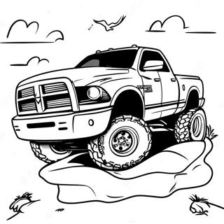 Page A Colorier Dun Camion Dodge Sureleve 42390-35328