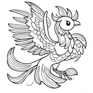 Page A Colorier Du Phenix Mythique 42400-35151