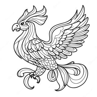 Page A Colorier Du Phenix Mythique 42400-35152