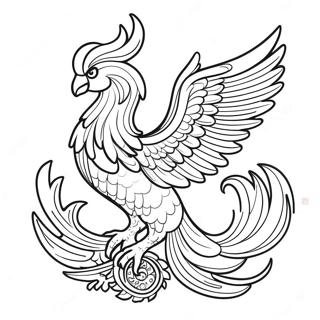 Page A Colorier Du Phenix Mythique 42400-35330