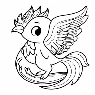 Page A Colorier Du Phenix Mythique 42400-35332