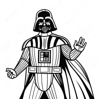 Darth Vader Dans Une Page A Colorier De Bataille Epique 42441-35182