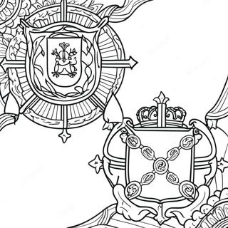 Page A Colorier Du Drapeau Du Portugal 42490-35408