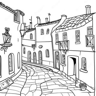 Page A Colorier Dun Charmant Village Portugais 42491-35210