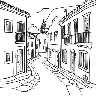 Page A Colorier Dun Charmant Village Portugais 42491-35211