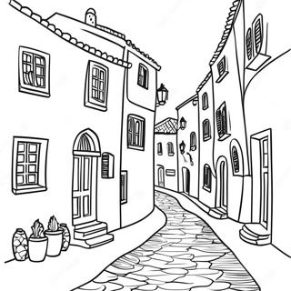 Page A Colorier Dun Charmant Village Portugais 42491-35411