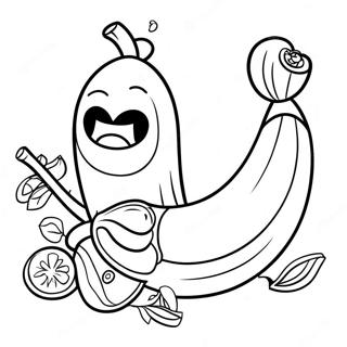 Banane Fortnite Pages À Colorier