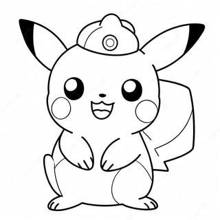 Page A Colorier Pikachu Mignon Avec Pokeball 4251-3430