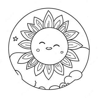 Page A Colorier Soleil Du Solstice Dete 42551-35247