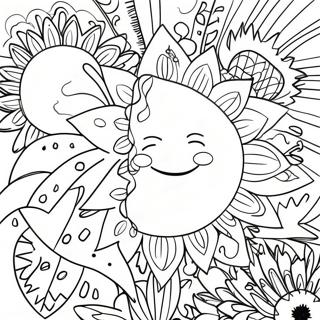 Page A Colorier Soleil Du Solstice Dete 42551-35441