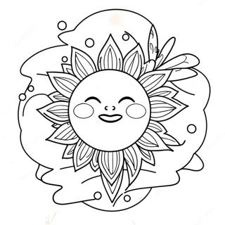 Page A Colorier Soleil Du Solstice Dete 42551-35442