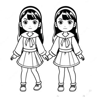 Page A Colorier Komi Shouko Dans Une Tenue Mignonne 42572-35265