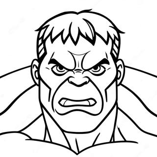 Page A Colorier Visage De Hulk 42691-35560