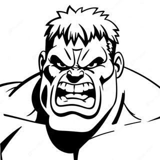 Page A Colorier Visage De Hulk En Colere 42692-35572