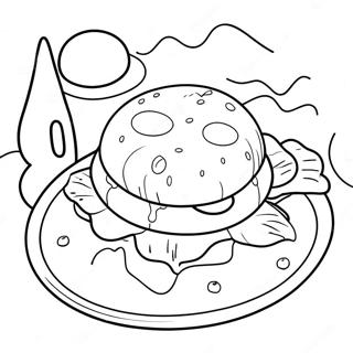 Page A Colorier Des Oeufs Verts Et Du Jambon 4270-3443