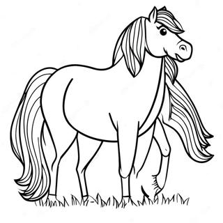 Page A Colorier Cheval Clydesdale 42731-35574