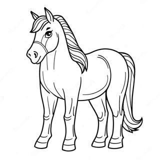 Page A Colorier Cheval Clydesdale 42731-35576