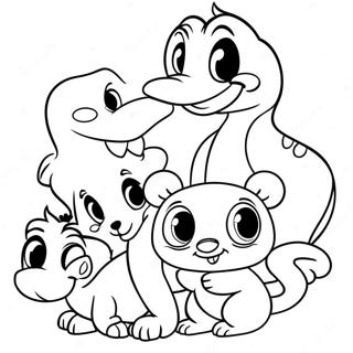 Jolis Amis Animaux Disney A Colorier 42762-35629