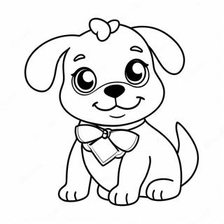 Page A Colorier De Chien Mignon 4280-3450