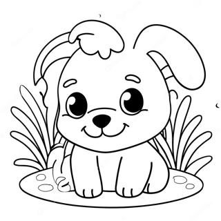 Page A Colorier De Chien Mignon 4280-3451