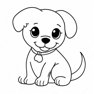 Page A Colorier De Chien Mignon 4280-3452