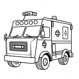 Page A Colorier Dambulance Emt 42901-35725