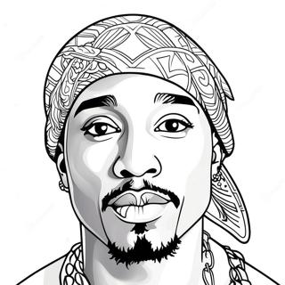 Tupac Pages À Colorier