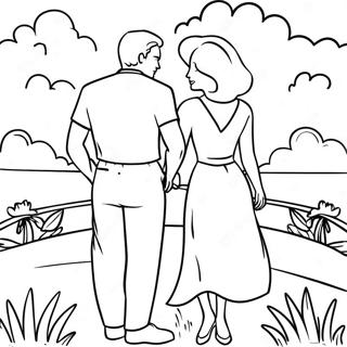 Page A Colorier Dun Couple Romantique 42941-35764