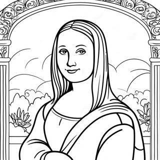 Page A Colorier Mona Lisa 43001-35802